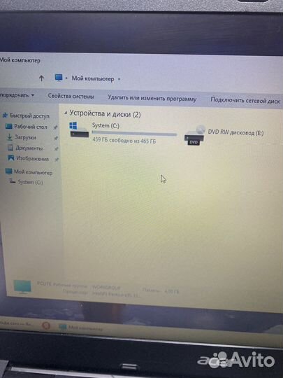 Ноутбук Acer pentium