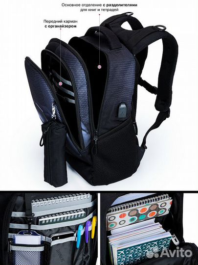 Школьный рюкзак для подростка