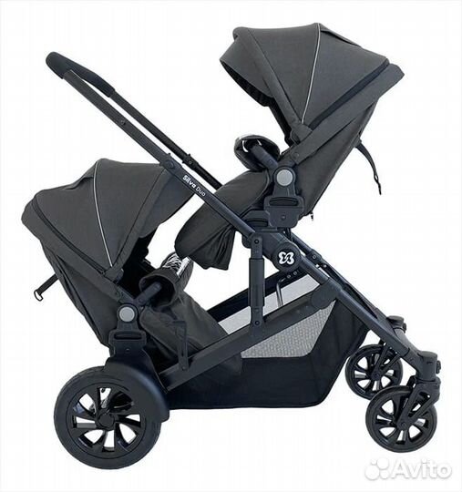 Детская коляска трансформер для двойни Silva Duo