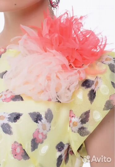 Платье шифоновое, новое с биркой и этикеткой