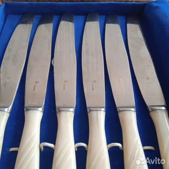 СССР столовый набор ножи и вилки по 6шт. в коробке