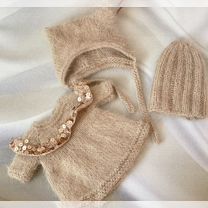 Платье котошапка из ангоры для Паолок