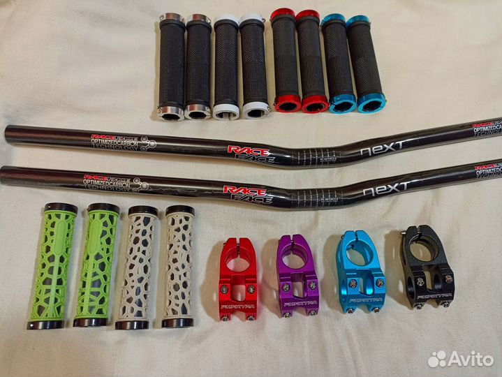 Руль карбоновый велозапчасти