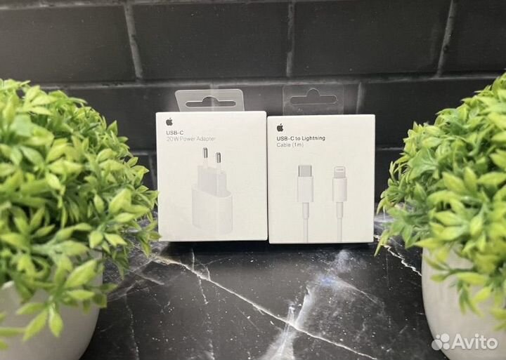 Оригинальная зарядка на iPhone (20w) + гарантия