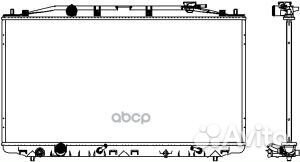 Радиатор honda accord 2.4 A/T 08- 30718504 Sakura