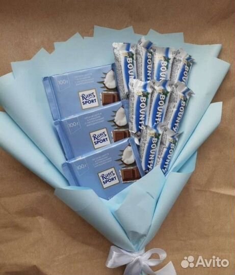 Сладкие букеты из конфет