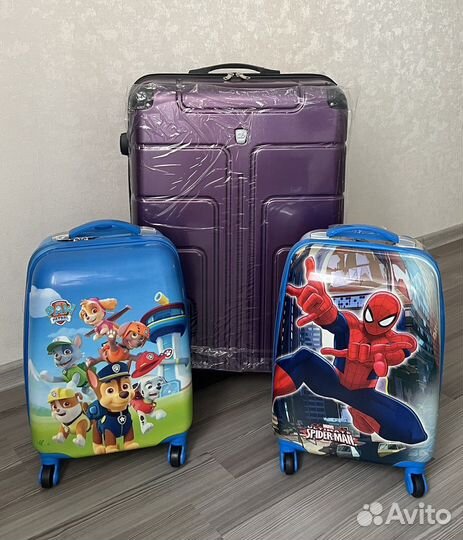Детский чемодан и рюкзак новый