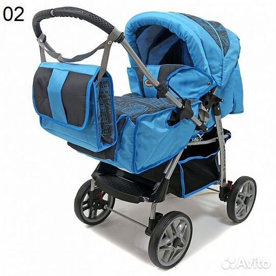 Детская коляска-трансформер Bart-Plast Kacper Lux