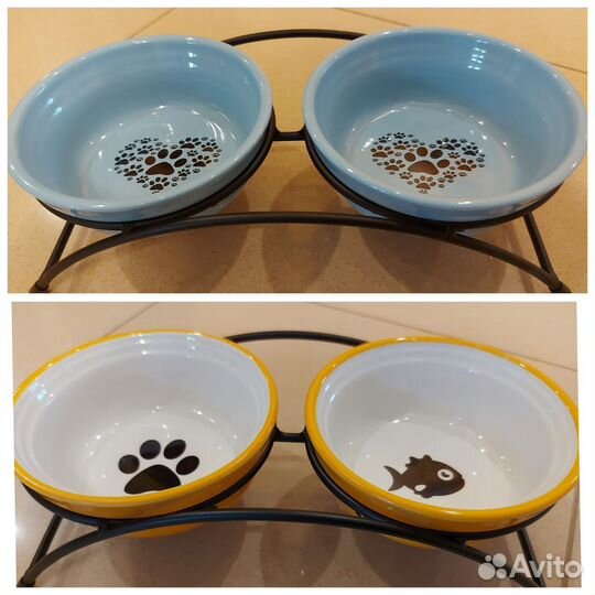 Миски керамические, пластмассовые, железные