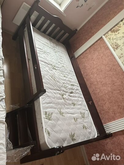 Детская кровать от 3 лет с бортиками