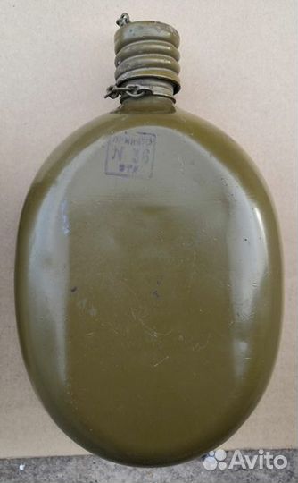 Фляжка армейская для воды с чехлом