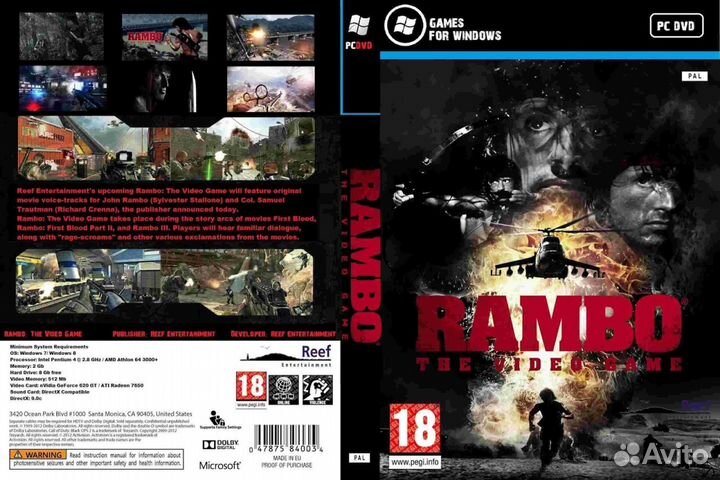 Игры компьютерные для PC DVD для Windows