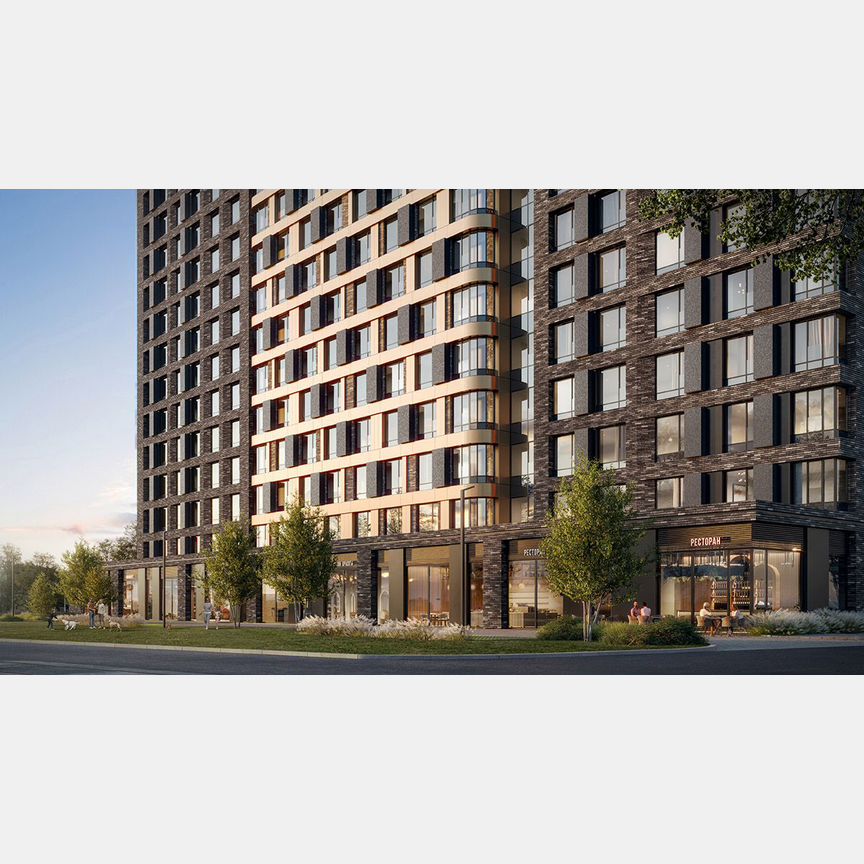 1-к. квартира, 44,5 м², 8/17 эт.