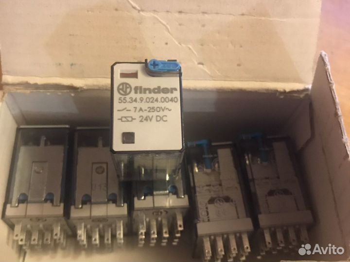 Реле промежуточное 6 штук finder