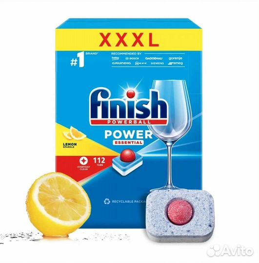 Таблетки для посудомоечных машин финиш