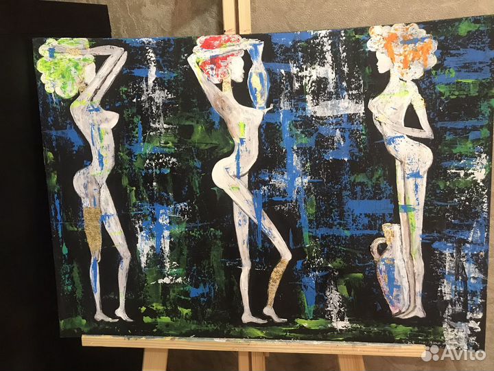 Картина, африканская девушка 70*50