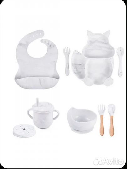 Набор детской посуды для первого прикорма