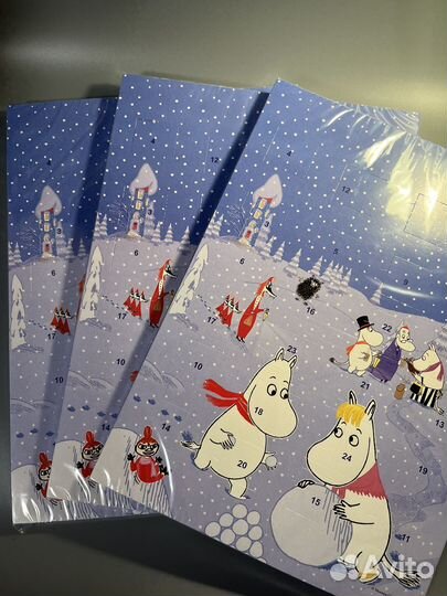 Шоколадный адвент-календарь с Муми-троллями