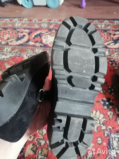 Туфли школьные антилопа 34