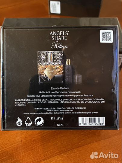 Парфюмерная вода Angels Share