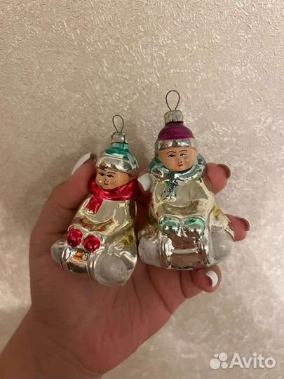 Елочные игрушки СССР