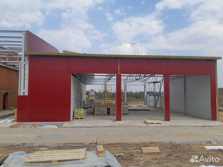 Быстровозводимые ангары склады