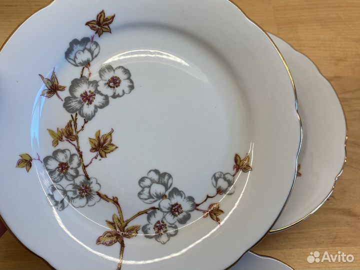 Тарелки гдр kahla фарфор, 6 шт