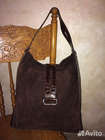 Сумка Polini(Италия) замшевая новая