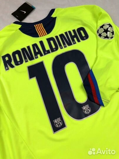Ronaldinho FC Barcelona футбольный лонгслив nike
