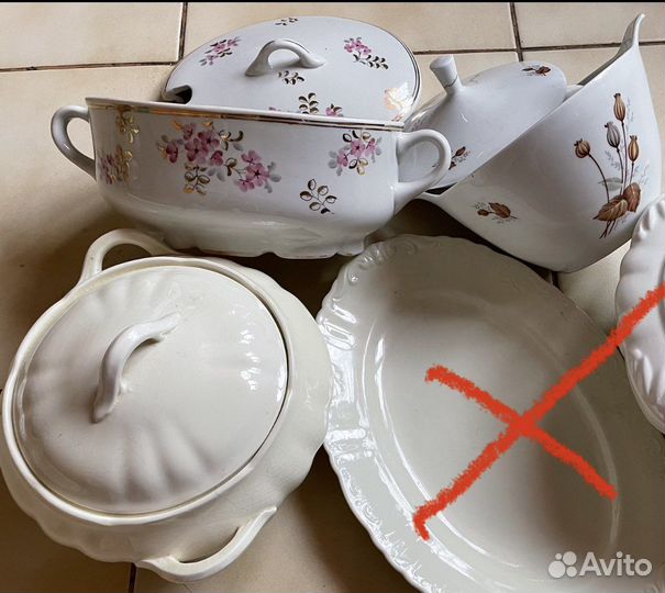 Супницы, Горшочки,вазы СССР