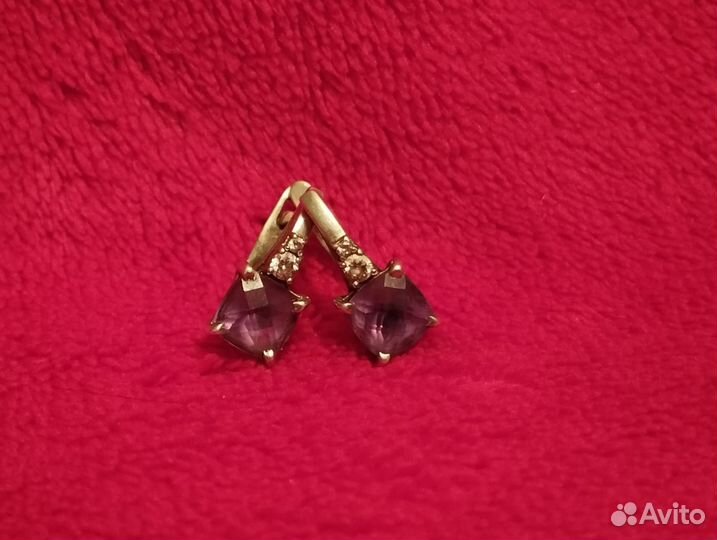 Серьги серебро