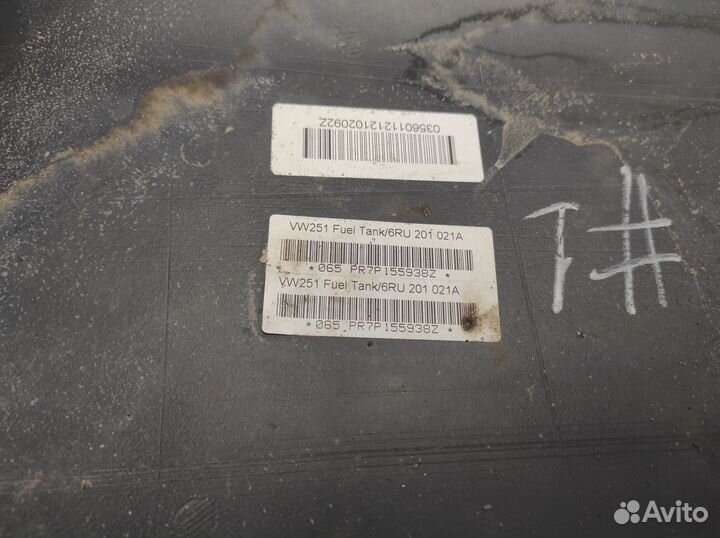 Бак топливный Volkswagen Polo Sedan (Mk5) 6RU20102