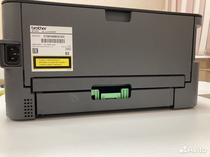 Принтер лазерный brother HL-L2340DWR
