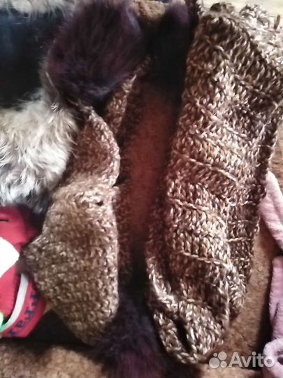 Шапочки, шарфы, перчатки, д/девочек разного разм