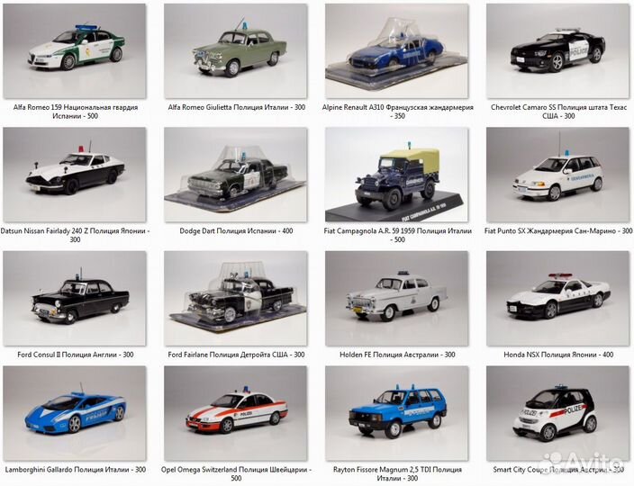 Полицейские машины мира