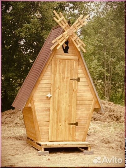 Уличный туалет домик с установкой гхп 812