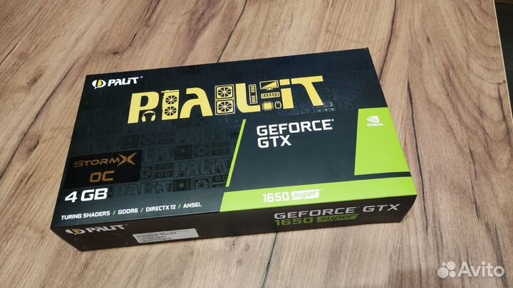 Видеокарта Palit GTX 1650 super StormX OC 4GB