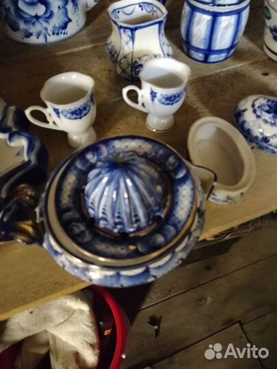 Посуда гжель