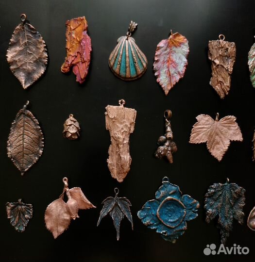 Украшения ручной работы, гальванопластика