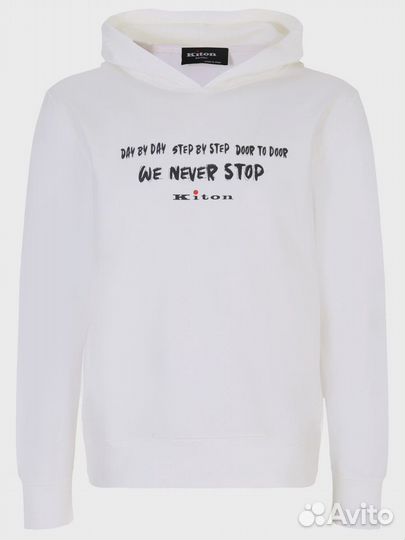 Худи хлопковое Kiton