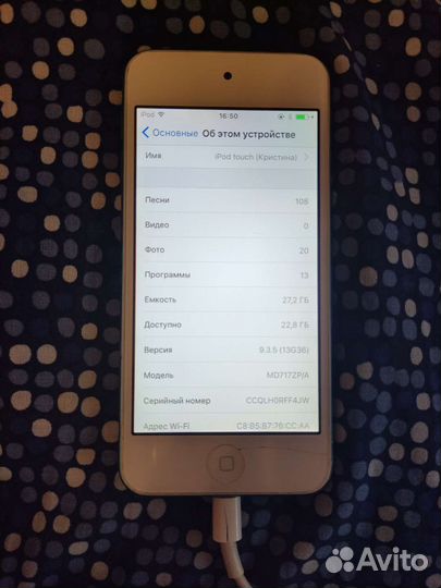 Apple iPod touch 5 32gb на запчасти