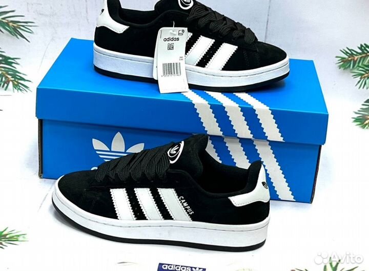 Кроссовки Adidas Campus 00s Black Люкс