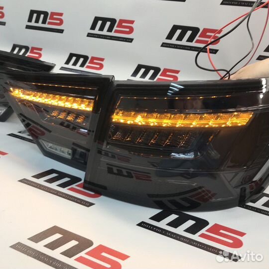 Задние фонари Веста стиль Ауди черные