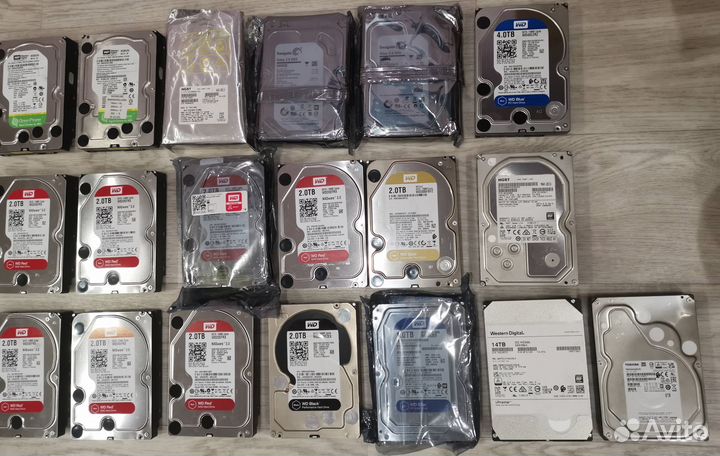 HDD 3.2/2.5, SSD, SSD PCI-e Intel