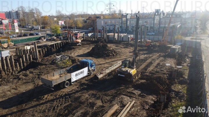 Шпунтовые работы, вибропогружатель, буровая