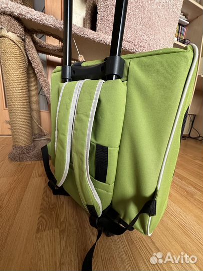 Переноска-рюкзак на колесах