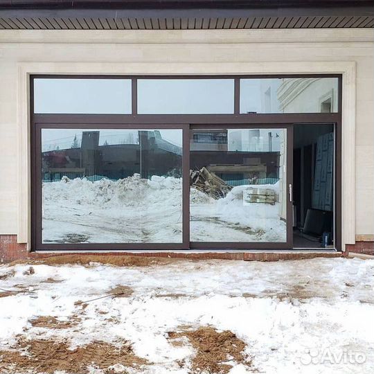 Панорамные окна под ключ. Оконные порталы