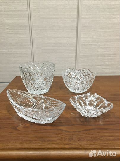 Хрусталь. Ваза/графин/штоф