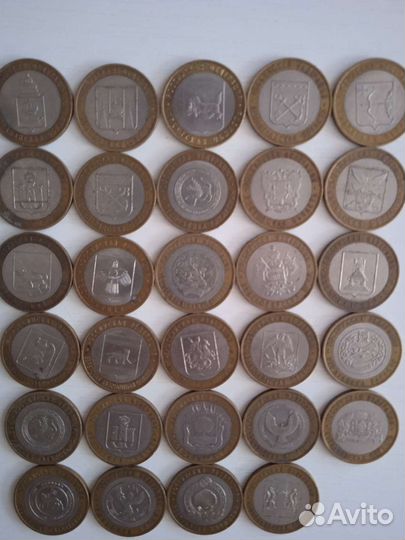 10 рублевые монеты