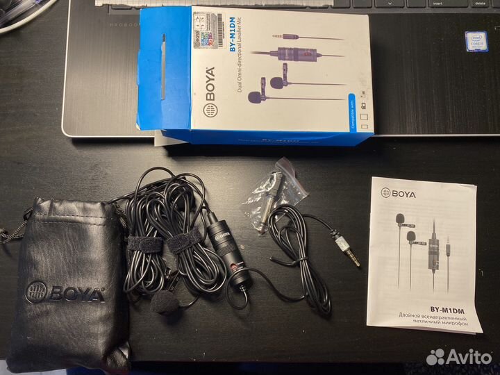 Микрофон петличный Boya BY-M1DM